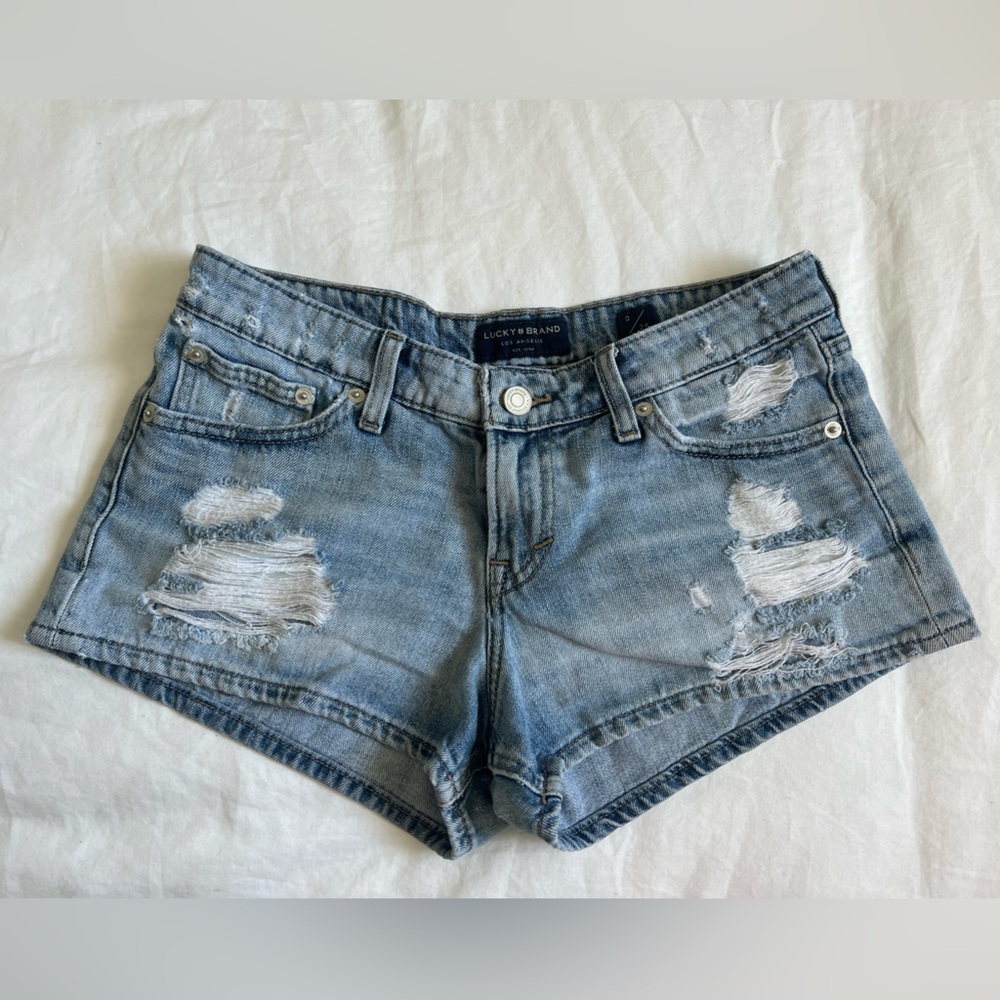 Lucky jean shorts. Size 25